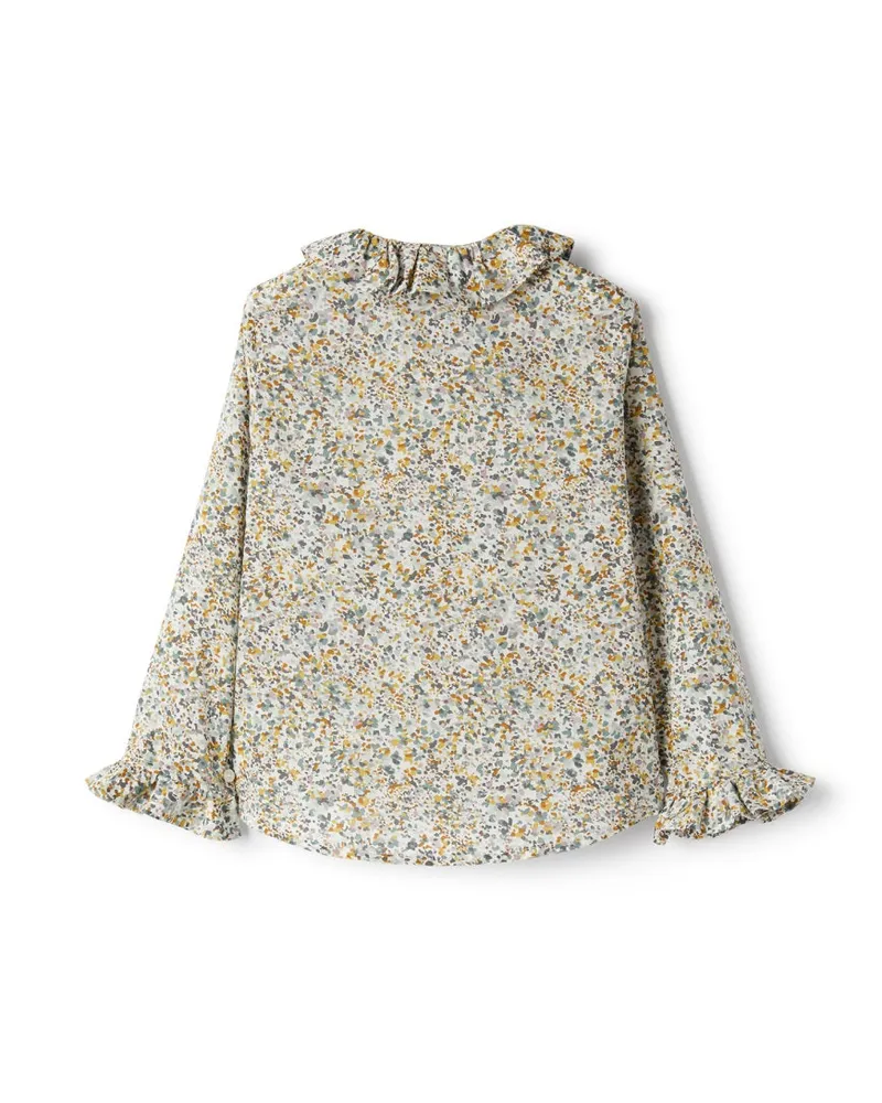 Il Gufo Long-Sleeve Cotton Shirt — Multicolor Multicolor