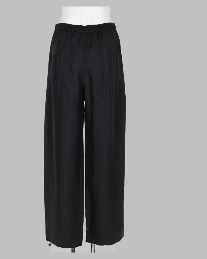 Alexander Wang Silk Trousers — Black Black