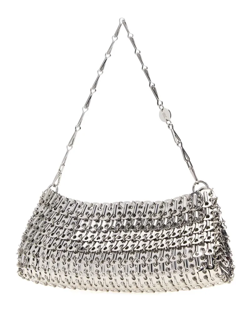 Paco Rabanne Women's Silver Metal Chain 1969 Shoulder Bag Borse A Mano Silver