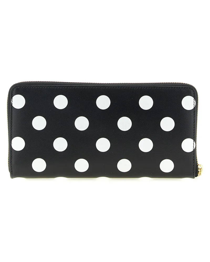 Comme des Garçons Men's Bicolor Calfskin Wallet Black