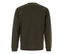 Logo-Patch Cotton Sweatshirt — Gray