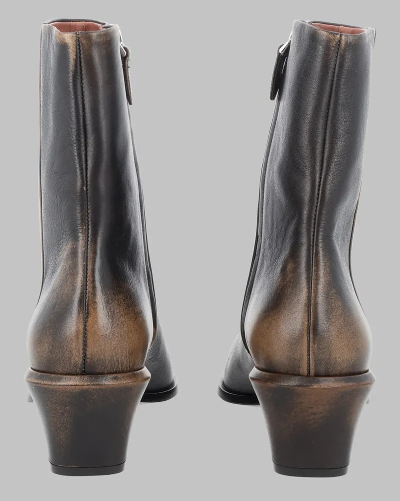 Paris Texas Bettina Ankle Boots — Black Black