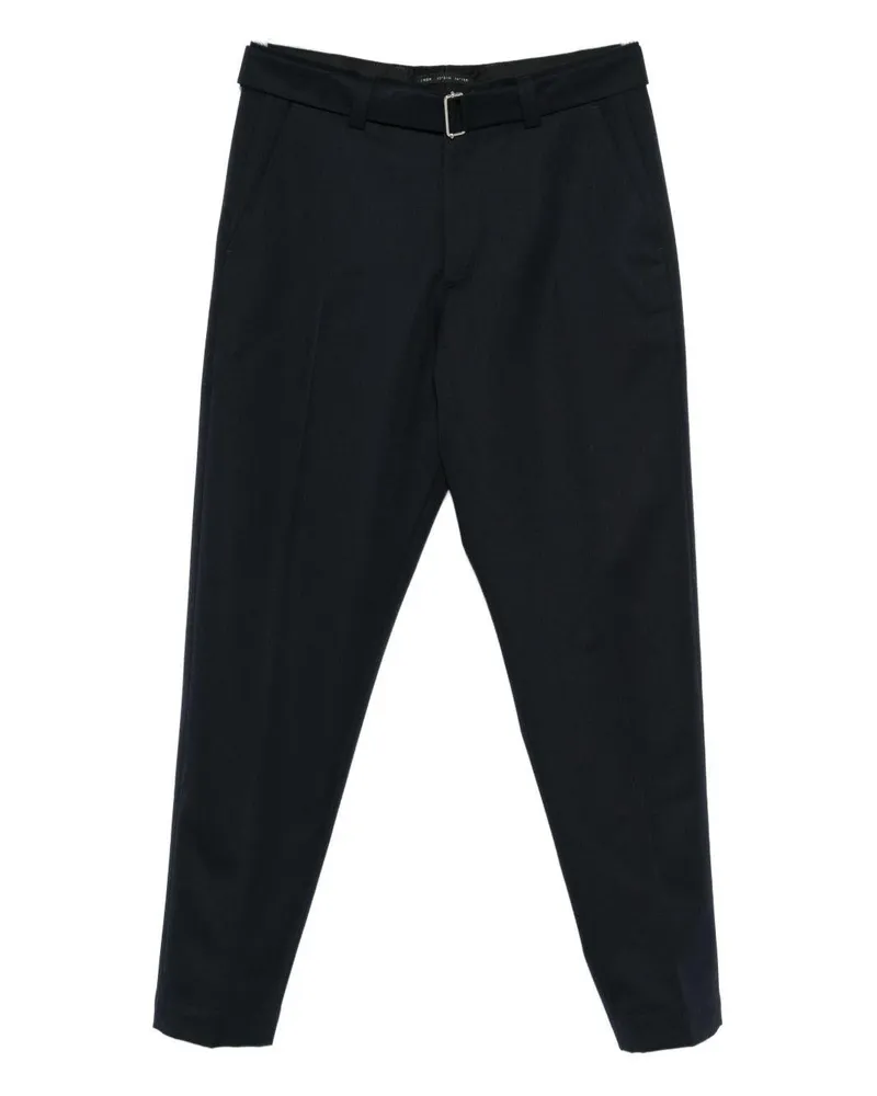Low Brand Men's Trousers Blue Polyester Blue