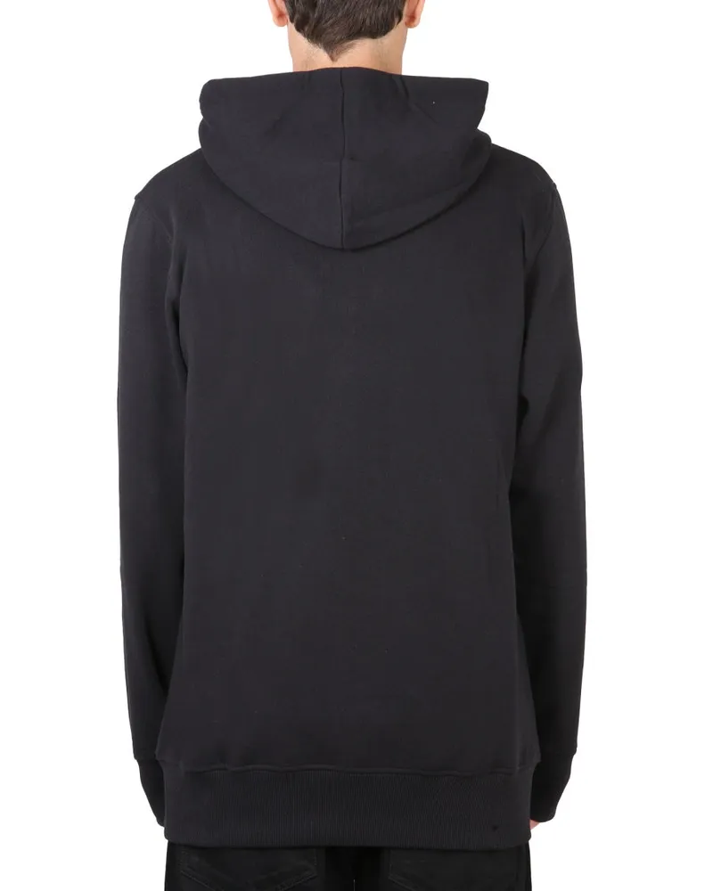1017 ALYX 9SM Logo-Print Hooded Sweatshirt — Black Black