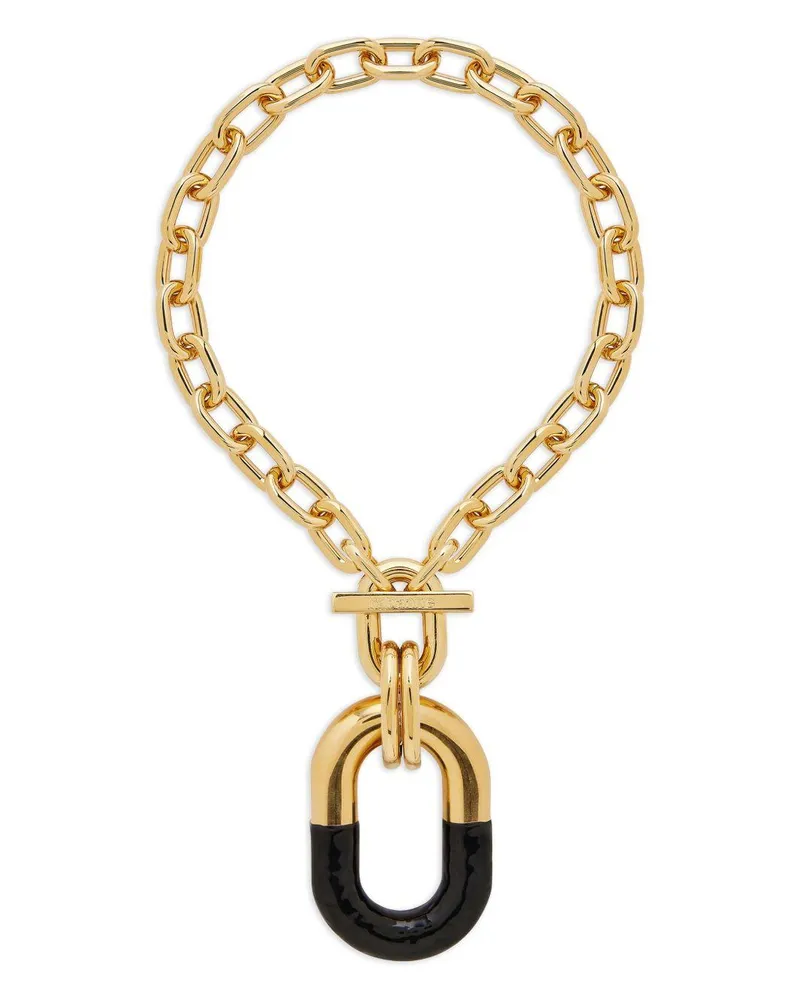 Paco Rabanne Women's Necklace Xl Link Gold Aluminum Necklaces Gold