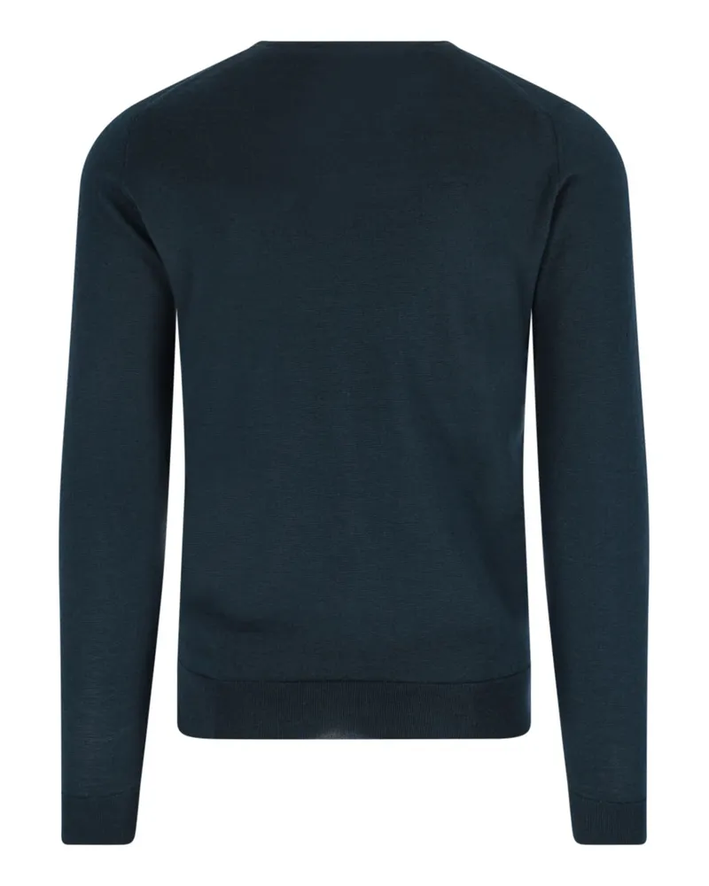John Smedley Men Sweaters Green Extrafine Merino Wool Green