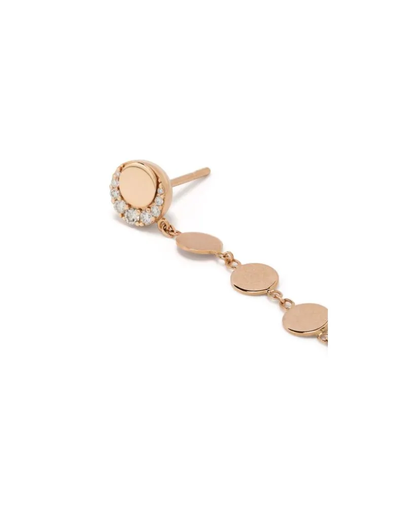 Pasquale Bruni Women's 18kt Rose Gold Luce Diamond Drop Earrings Continuty Rose