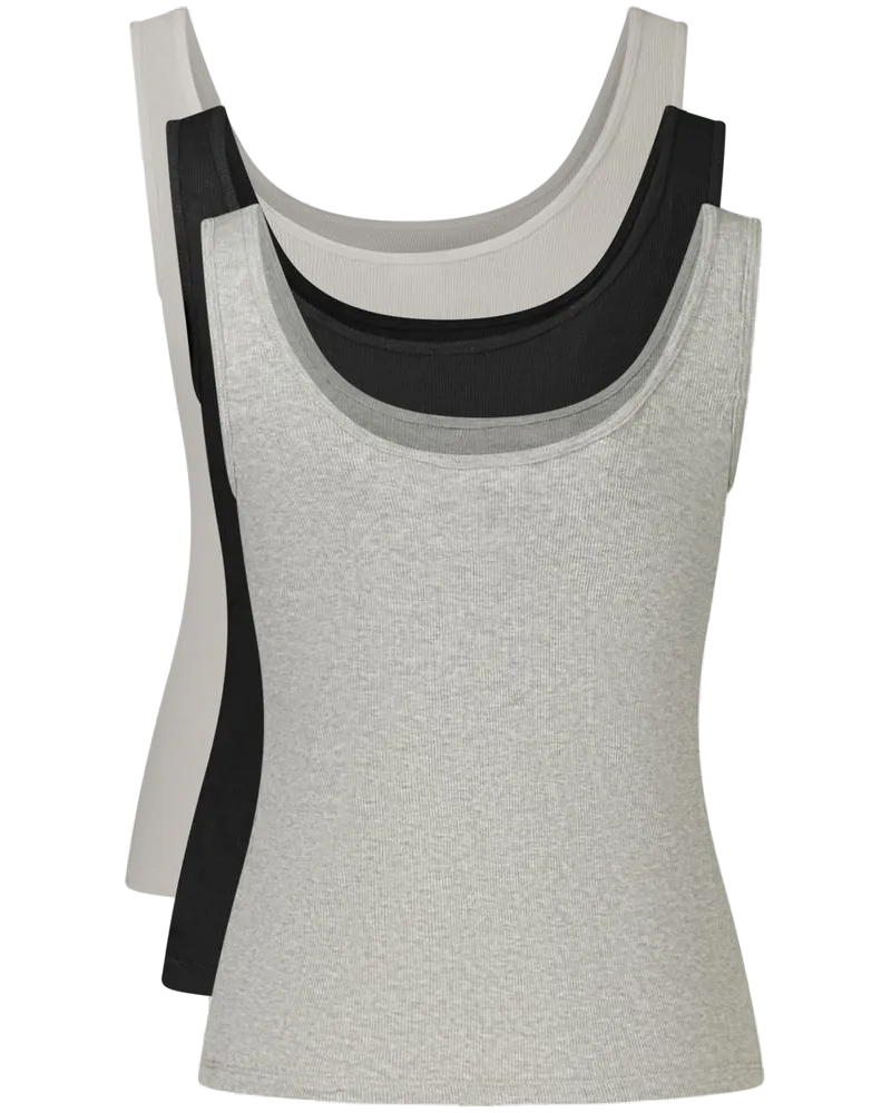 Calvin Klein Cotton Tank Top — Black Black