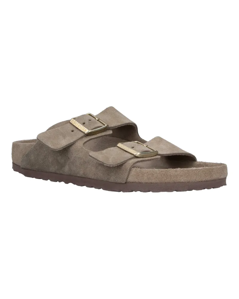 Birkenstock Unisex Sandals Taupe Leather Taupe