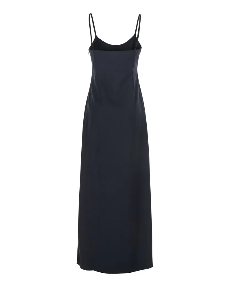 COPERNI Women's Black Long Dress With Thin Straps Cotton Black