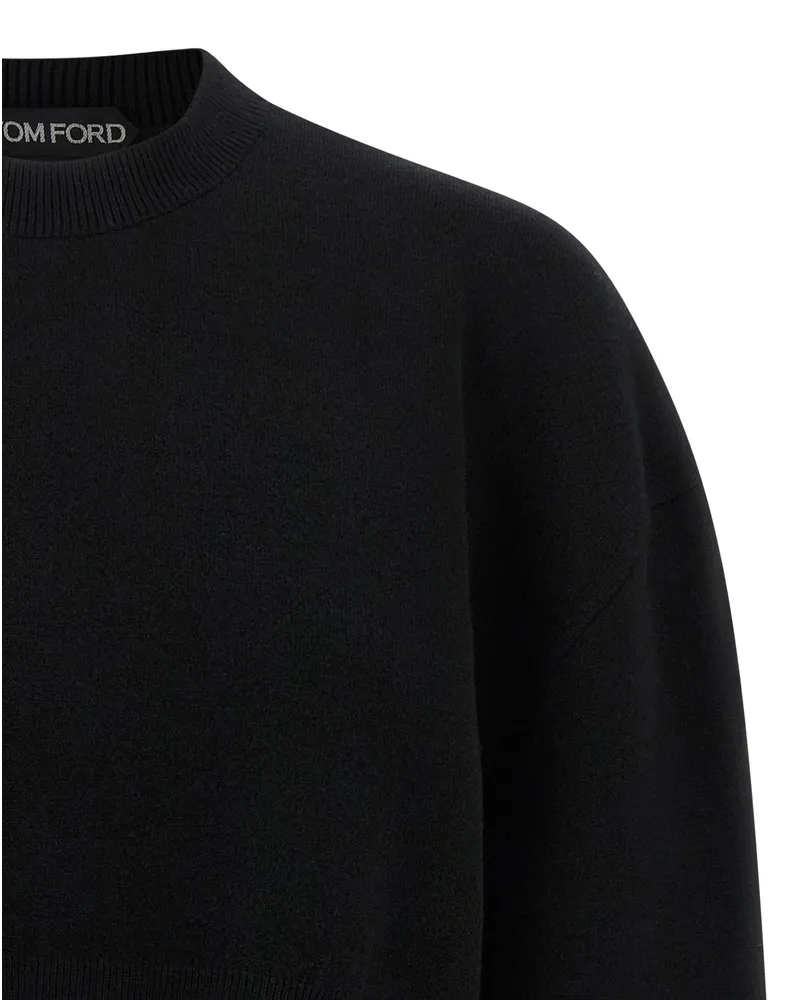 Tom Ford Virgin Wool and Cashmere Sweater — Black Black