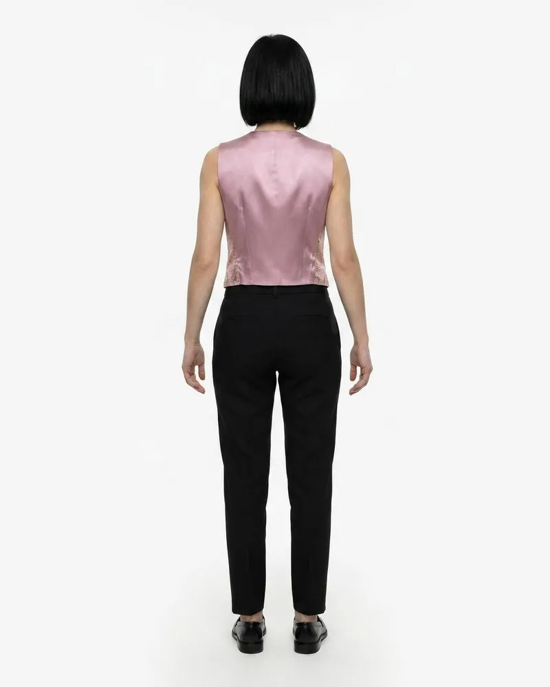 Dolce & Gabbana Women's Multicolor Elastane Waistcoat Clothing Pink