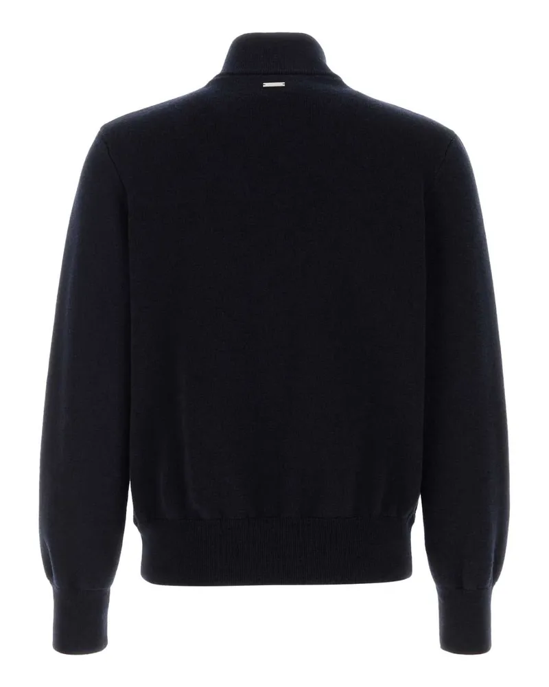 Ferragamo 2718300newnavy Exterior: Wool Giubbini Jacket Navy