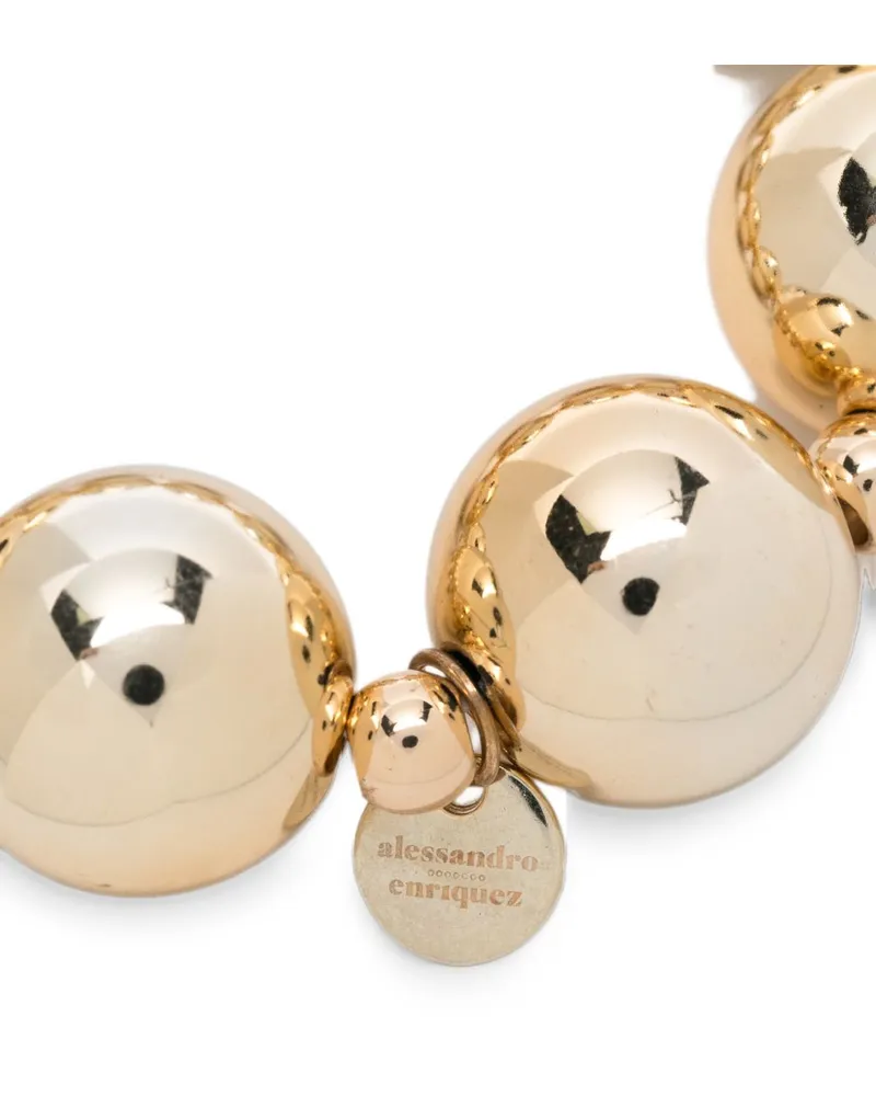 Alessandro Enriquez Pearl Beaded Bracelet — Champagne Champagne