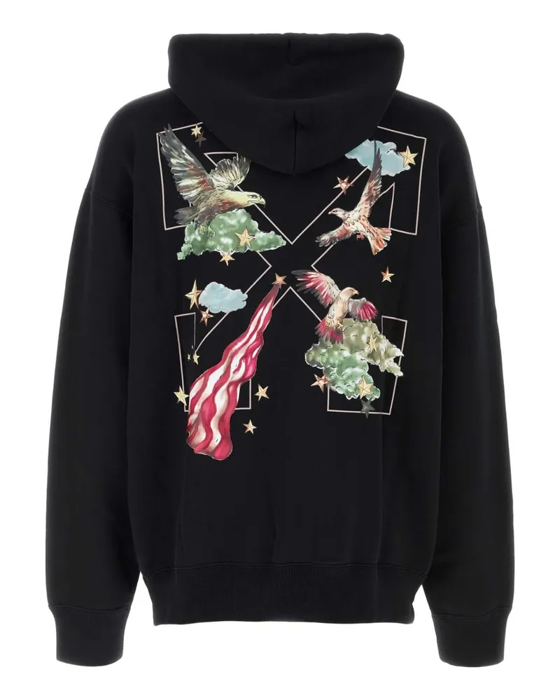 OFF-WHITE Ombb085z26fle0 0300 Black Exterior: Cotton Felpe Sweater Black