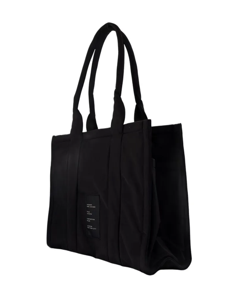 Marc Jacobs Women's The Large Tote Shopper Bag -  Nylon Black Totes-Shopping-Bags Black