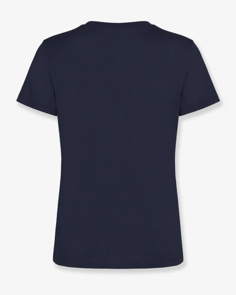 Max Mara Women T-Shirt Papaia Cotton Blue T-Shirts & Jerseys Blue
