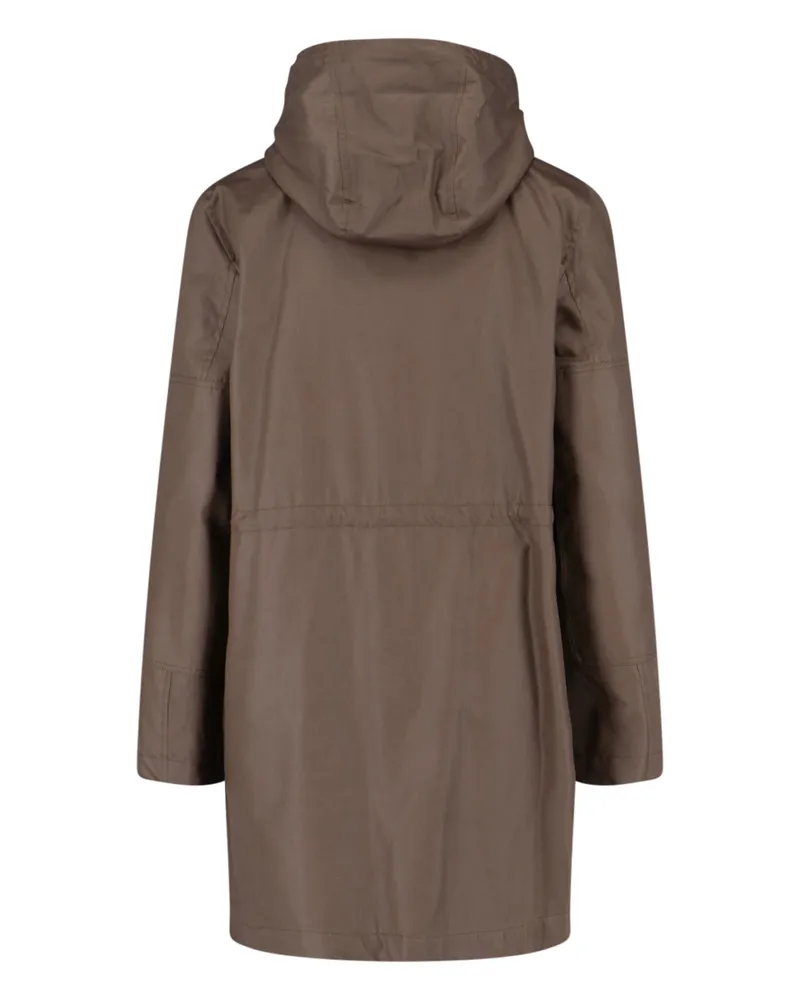 Burberry Women's Jackets Green Cotton Brown