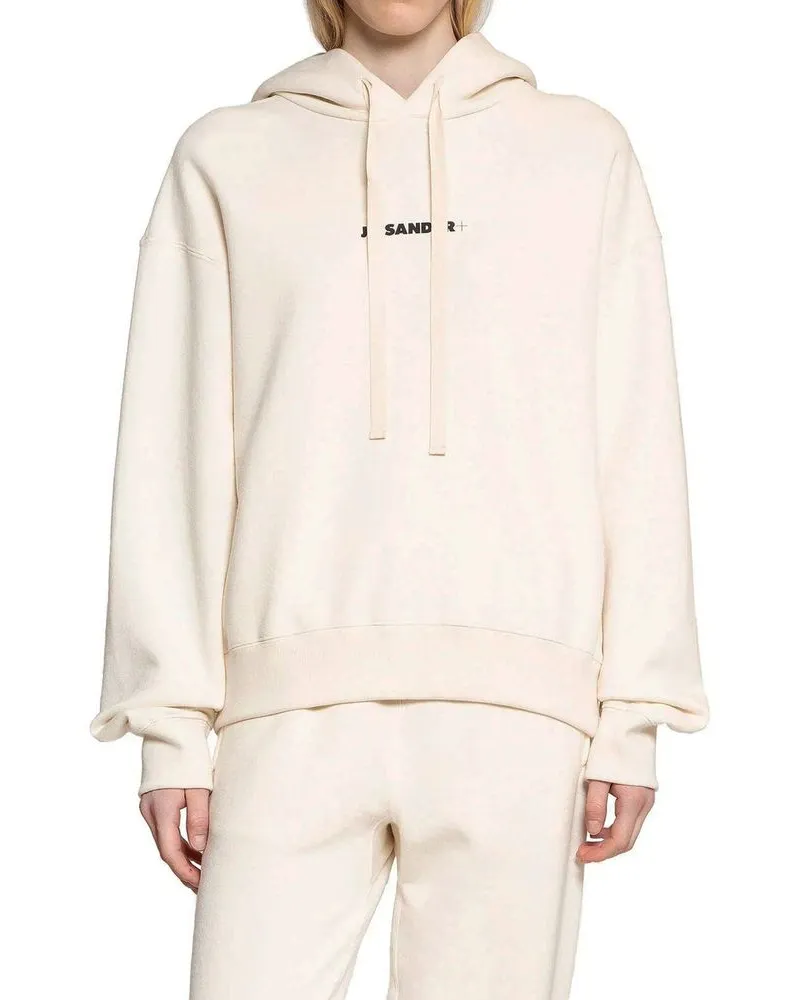 Jil Sander Women's White Cotton Sweatshirt Clothing White
