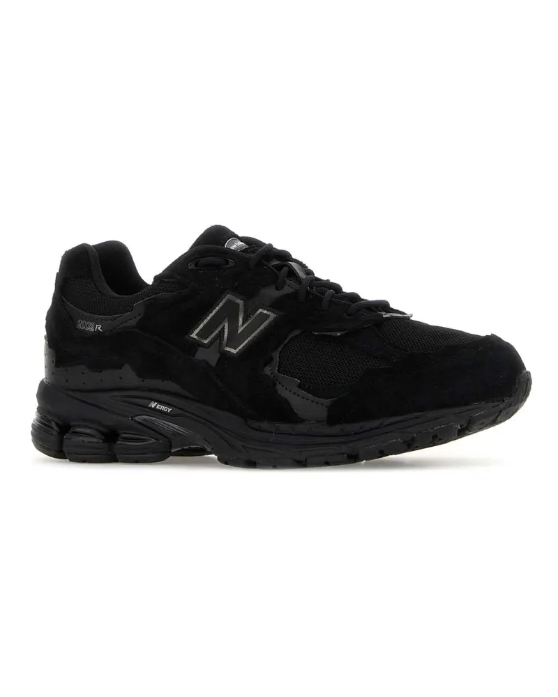 New Balance Men's Black Suede And Mesh 2002dx Protection Pack Sneakers Black