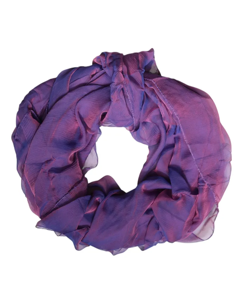 Dolce & Gabbana Women's Silk Rectangle Wrap Shawl Purple Purple