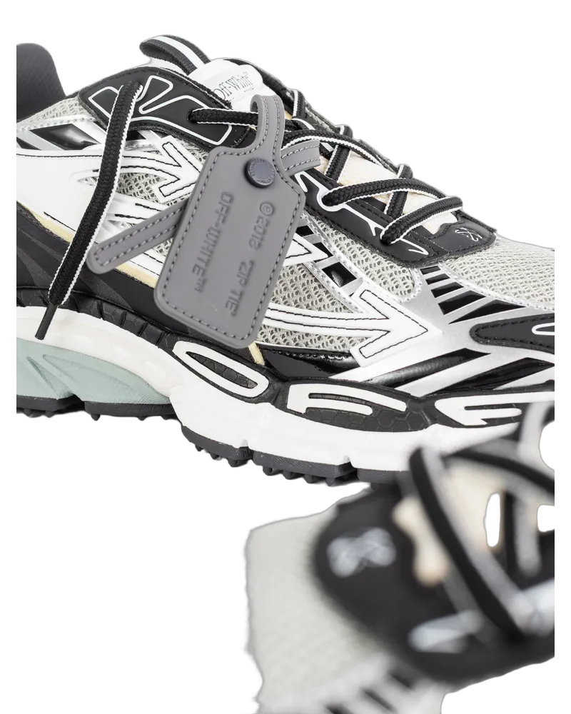 OFF-WHITE Men's Baskets Be Right Back Gris - Noir Gray Sneaker Gray