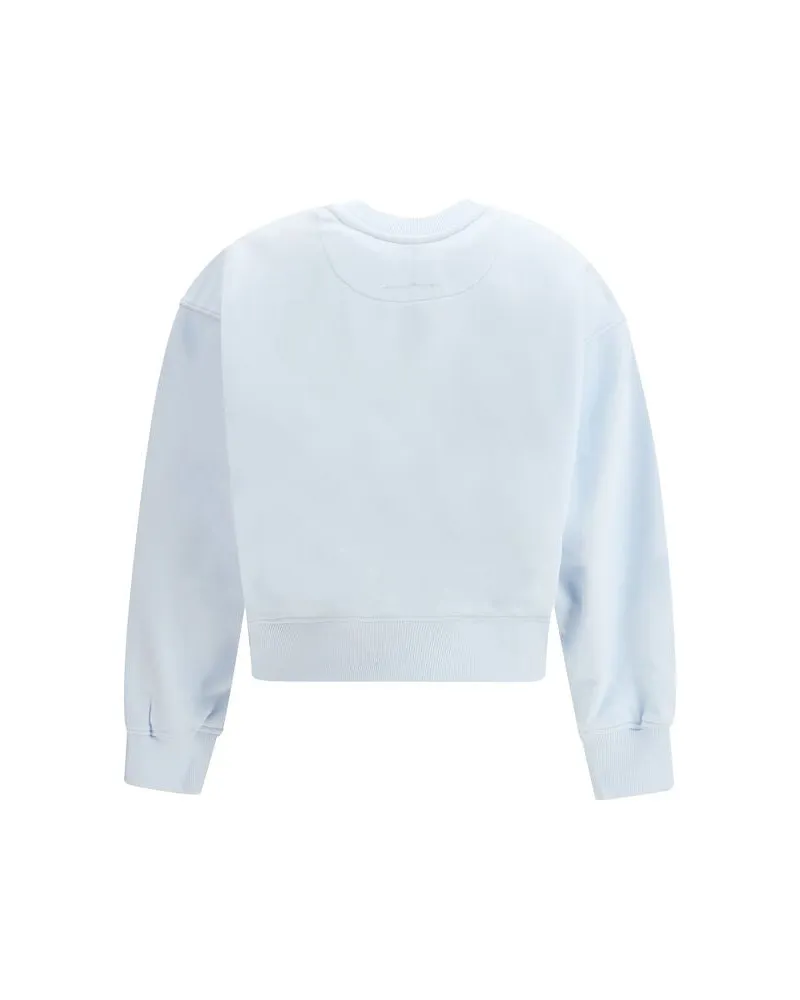 Alexander McQueen Women's Blue Cotton Sweatshirt Clothing Blue