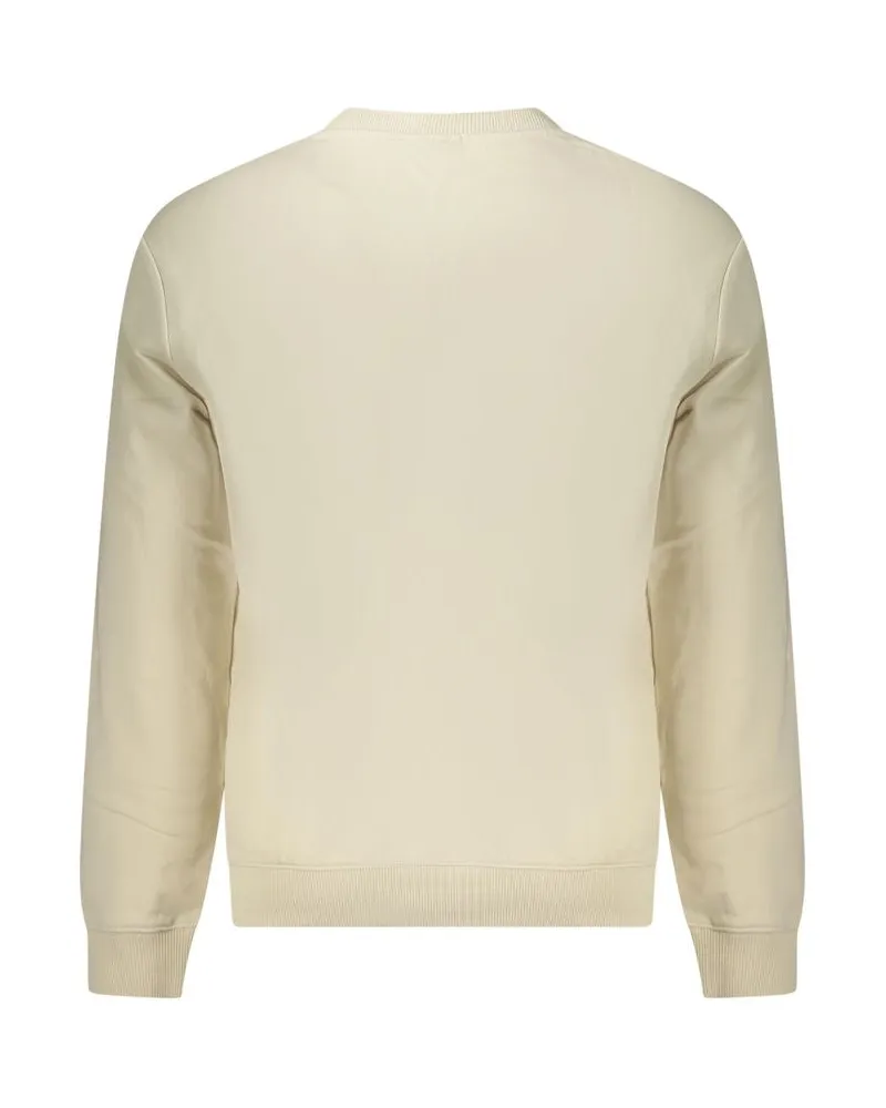 Napapijri Logo-Embroidered Cotton Sweatshirt — Beige Beige