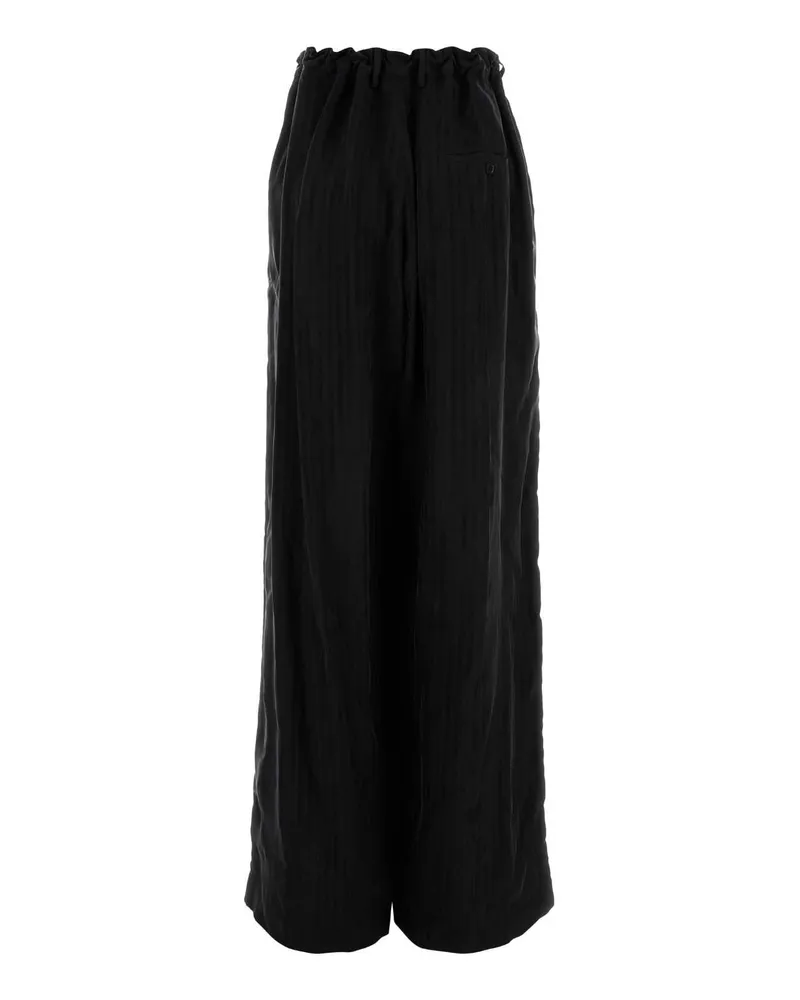 Balenciaga Women's Fluid Tailored Trousers Black Cupro Black
