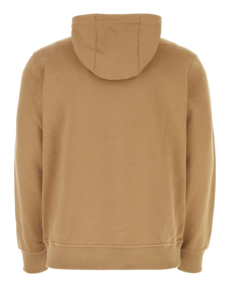 Burberry Men's Biscuit Cotton Sweatshirt Camel Exterior: Felpe Camel