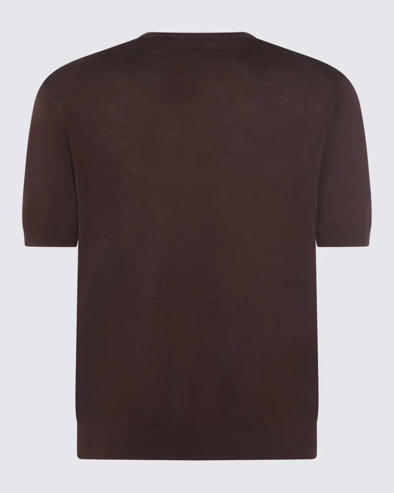 Malo Men's T-Shirts And Polos Tabacco _co Ea Brown