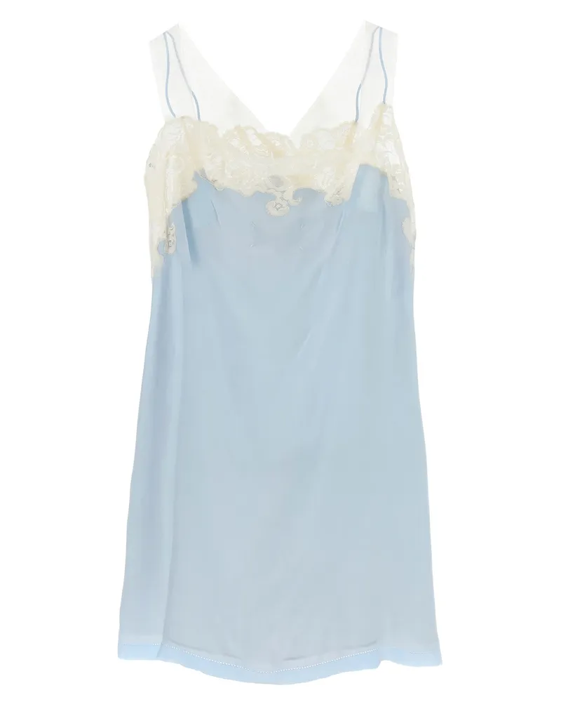 Maison Margiela Women's Blue Copper Short Dress Blue