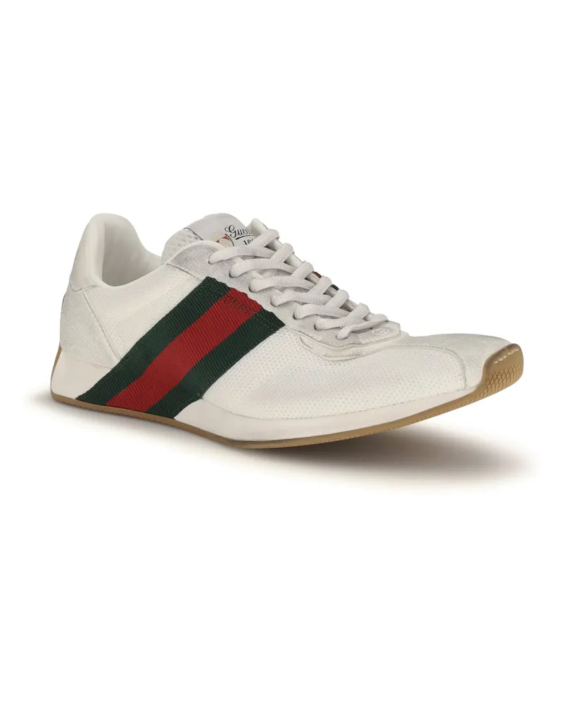 Gucci Women's Tempo Sneakers G.w-G.w-Vrv-G.w-G.w G.w/g.w/vrv/g.w/g.w White