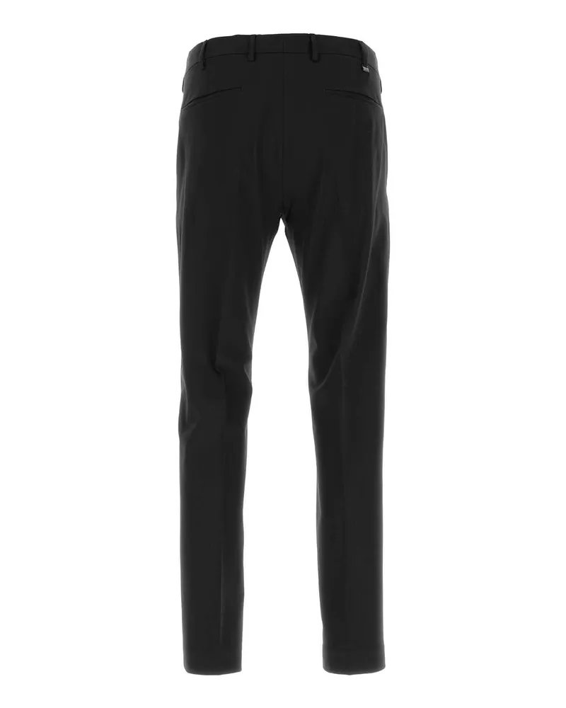 PT TORINO Men's Black Stretch Wool Pant Nero Pantaloni Trousers Black