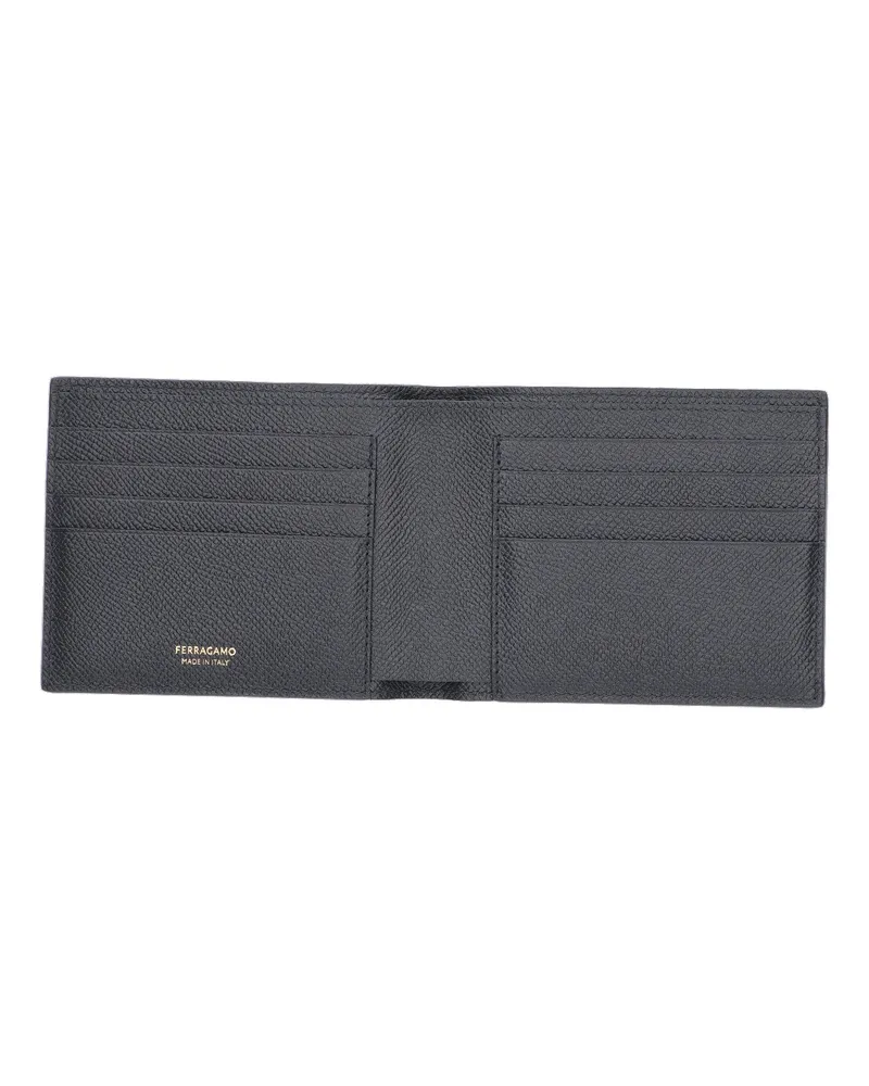 Ferragamo Men's Wallets Black Calf Leather Black