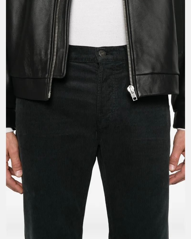 Tom Ford Dark Grey Corduroy Jeans — Black Black