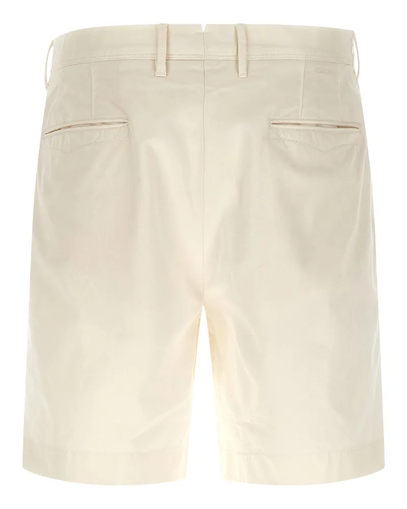 Incotex Cotton Bermuda Shorts — Cream Cream