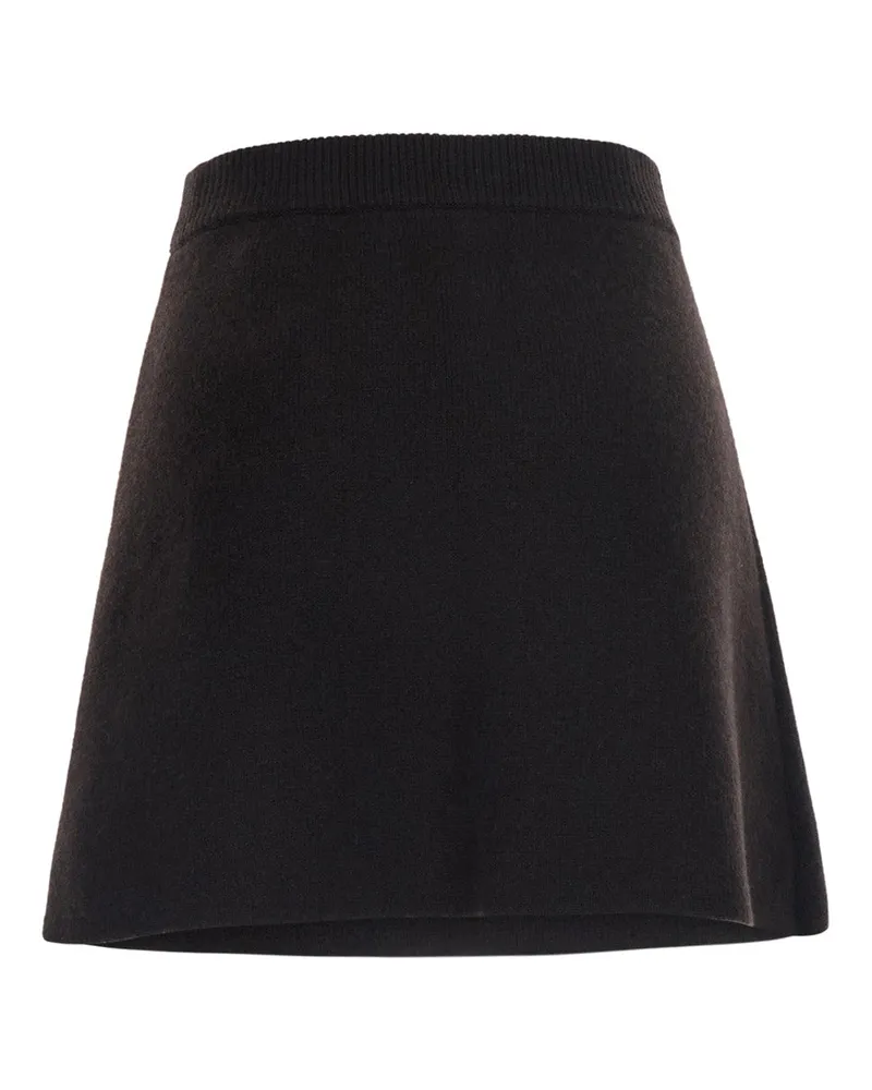 Lisa Yang Women's Skirt Clare Black Cashmere Knitted Black