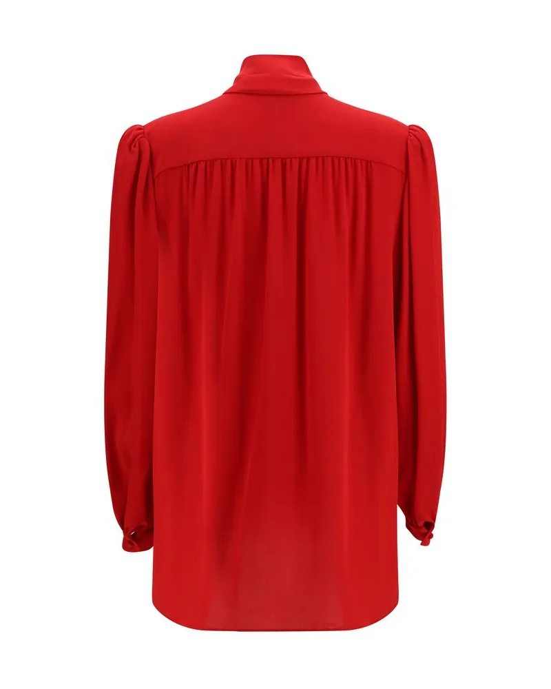 Valentino Garavani Women's Multicolor Silk Blouse Red
