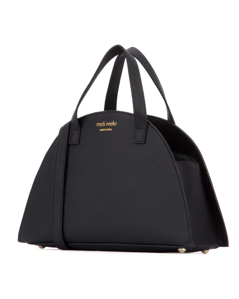 Meli Melo Women's Borsa Black Leather Borse A Mano Bag Black