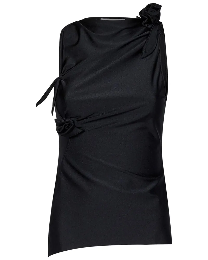 COPERNI Women's Top Flower Black Polyamide Tops Black