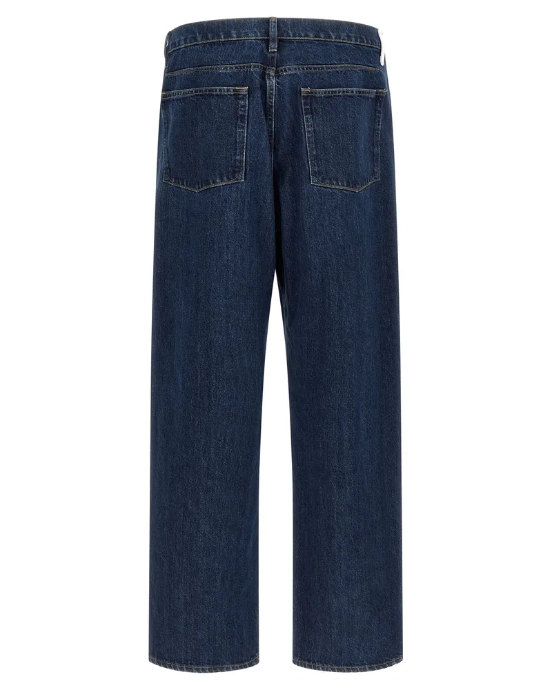 Jil Sander Straight-Leg Cotton Denim Jeans — Indigo Indigo