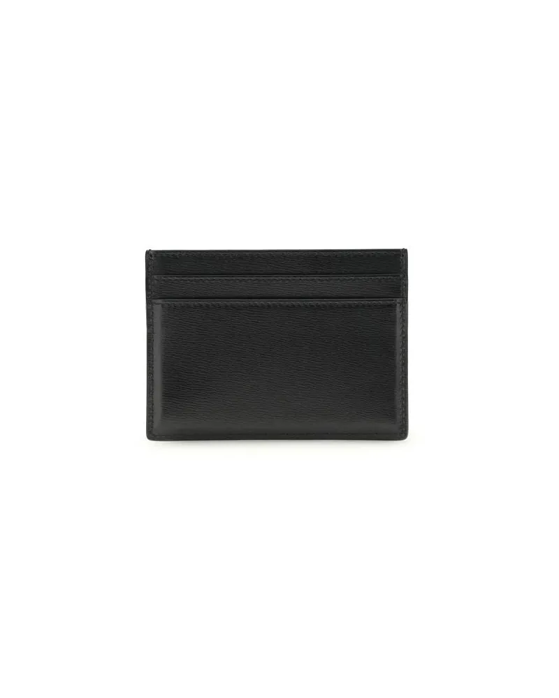 Saint Laurent Men's Black Calf Leather Bos Taurus Wallet Black