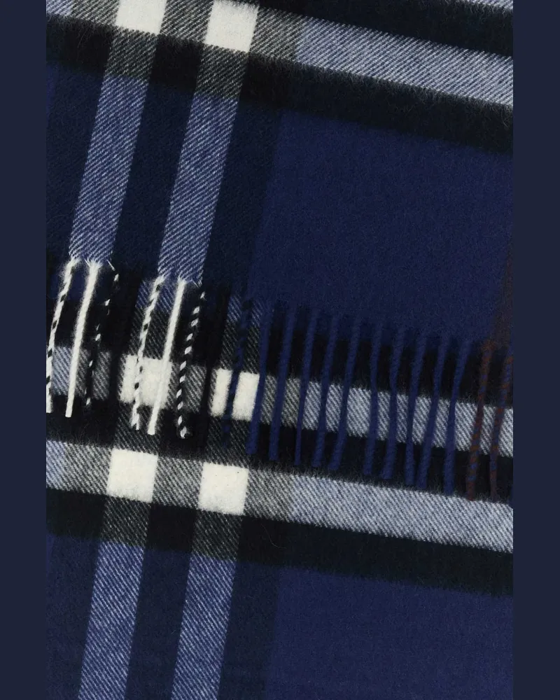 Burberry Unisex 8113948 A2993 Mastblue Exterior: Cashmere Sciarpe E Foulard Scarfs Navy