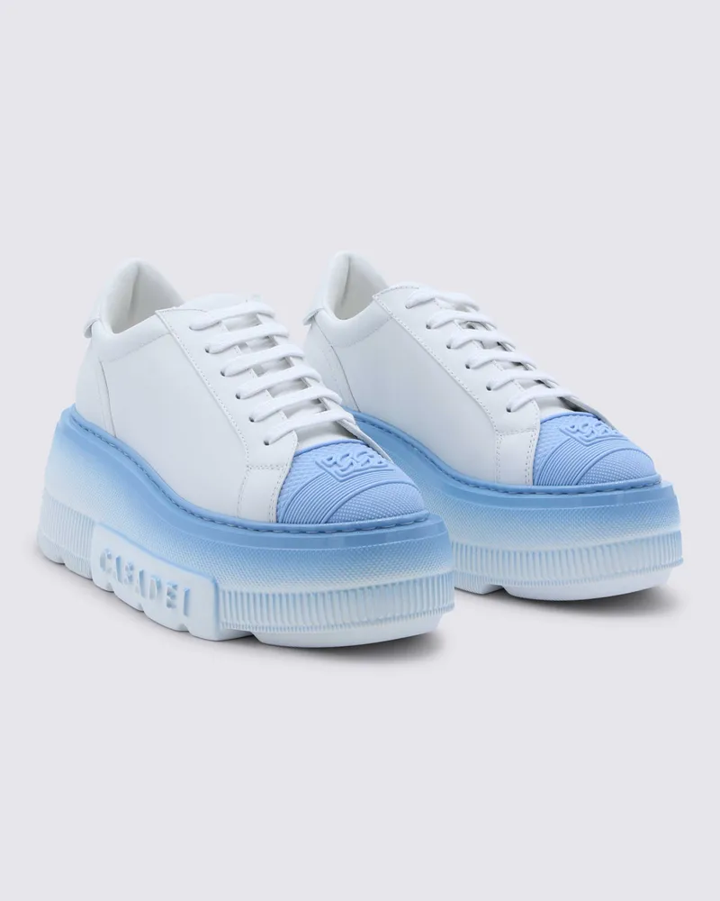 Casadei Women's Sneakers Bianco-Azzurro _ Cover Le-El Sole El Bianco/azzurro Le/el White