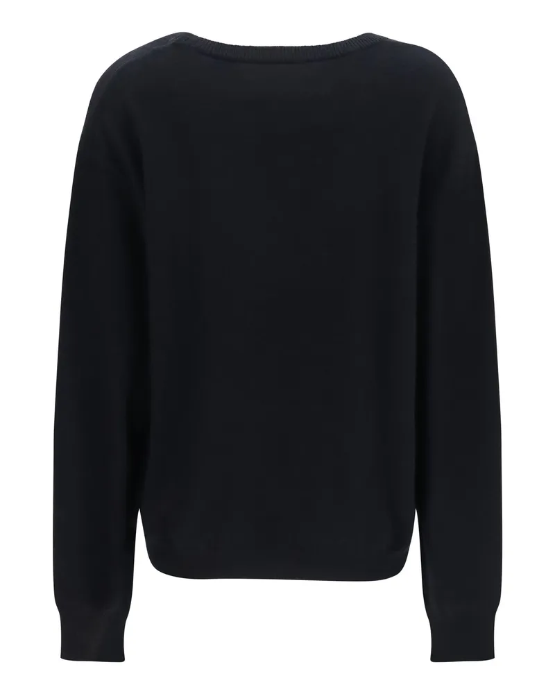 extreme cashmere Women's N°492 Ben Cashmere Sweater Raven Kashmir-Capra Hircus Kashmir/capra Black