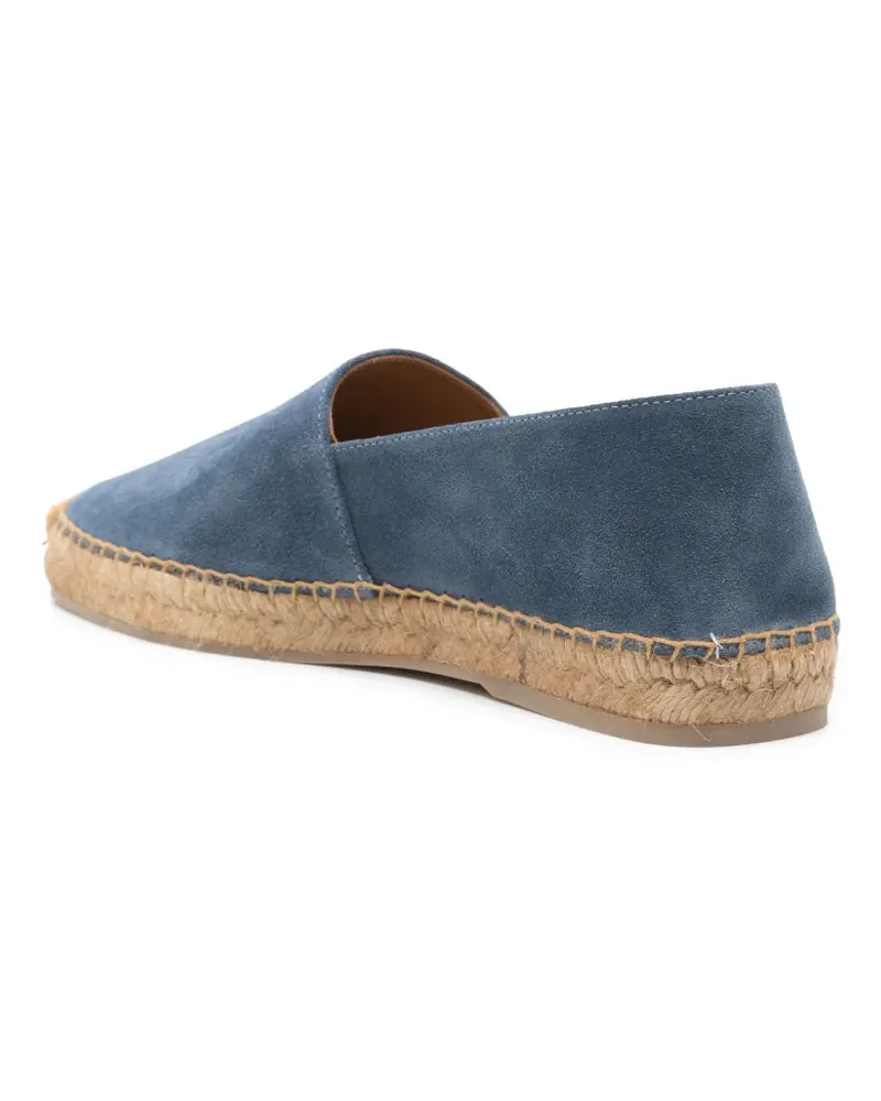 Kiton Women's Suede Espadrilles Ss25 M Blue