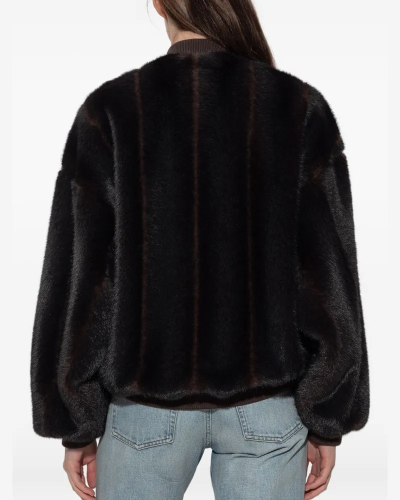 Maison Margiela Mink Fur Jacket — Brown Brown