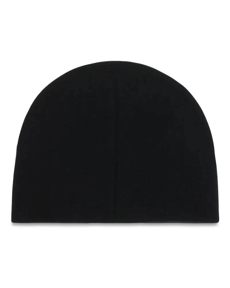 Gucci A007FI4GALH Web Stripe Beanie — Black Black