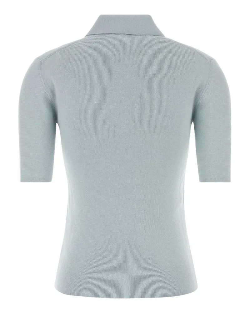 Jil Sander Virgin Wool Polo — Gray Gray